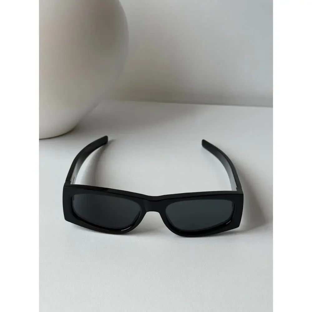 NEW Saint Laurent SLM140 Black Gold Sunglasses
